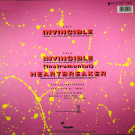 Pat Benatar ‎– Invincible (Theme From The Legend Of Billie Jean) (Extended Remix)  (1985)     12"