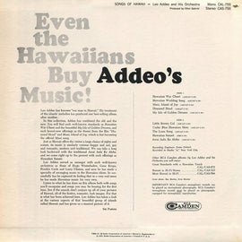 Leo Addeo And His Orchestra ‎– Songs Of Hawaii