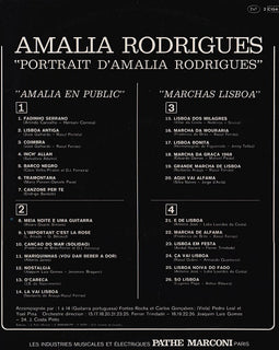Amalia Rodrigues* ‎– Portrait D'Amalia Rodrigues