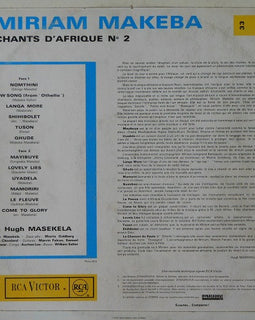 Miriam Makeba ‎– Chants D'Afrique No 2  (1964)