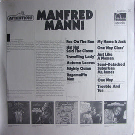 Manfred Mann ‎– Attention! Manfred Mann!  (1973)