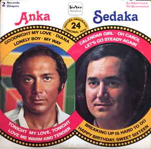 Anka* / Sedaka* ‎– Anka / Sedaka  (1976)