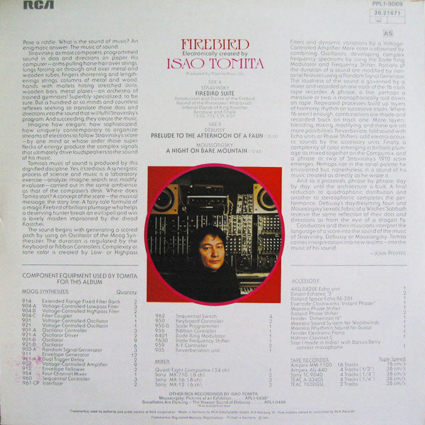 Tomita ‎– Firebird  (1976)