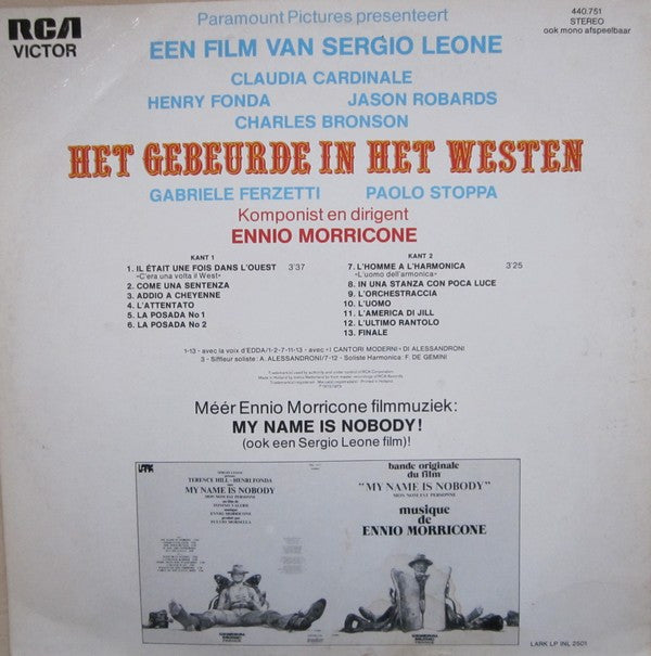 Ennio Morricone ‎– Het Gebeurde In Het Westen  (1973)