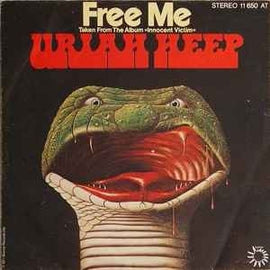 Uriah Heep ‎– Free Me  (1977)     7"