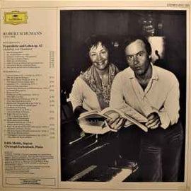 Robert Schumann - Edith Mathis • Christoph Eschenbach ‎– Frauenliebe Und Leben • Lied Der Suleika • Liebeslied • Mond, Meiner Seele Liebling • u.a.  (1981)
