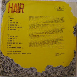 Boston Light Operatic Society ‎– Hair  (1974)