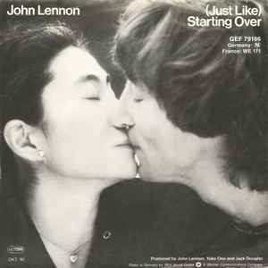 John Lennon ‎– (Just Like) Starting Over  (1981)    7"