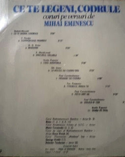 Mihai Eminescu ‎– Luceafărul (Coruri Pe Versuri De Mihai Eminescu)  (1981)