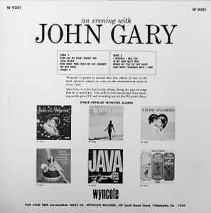 John Gary ‎– An Evening With John Gary  (1965)