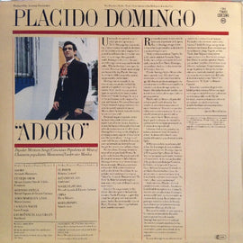 Placido Domingo ‎– Adoro  (1982)      LP