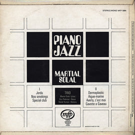 Martial Solal ‎– Piano Jazz