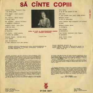 The Children's Choir of the Romanian Radio and Television* Conductor Eugenia Văcărescu* ‎– Let Children Sing = Să Cînte Copiii  (1986)