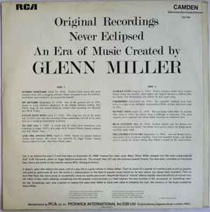 Glenn Miller And His Orchestra ‎– The Original Recordings  (1969)