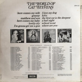 Cat Stevens ‎– The World Of Cat Stevens  (1970)