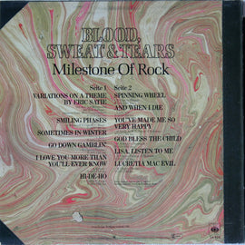 Blood, Sweat & Tears* ‎– Milestone Of Rock  (1982)