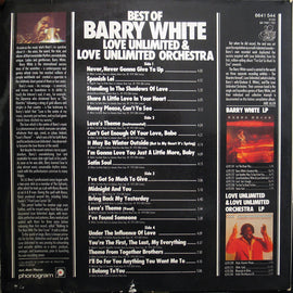 Barry White, Love Unlimited & Love Unlimited Orchestra ‎– Best Of Barry White, Love Unlimited & Love Unlimited Orchestra     LP