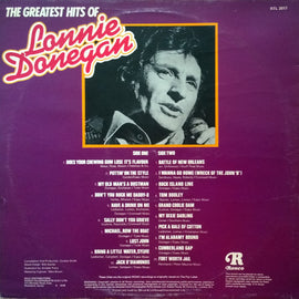 Lonnie Donegan ‎– The Greatest Hits Of Lonnie Donegan  (1976)     LP