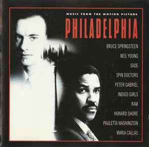 Various ‎– Philadelphia (Music From The Motion Picture)  (1993)     CD