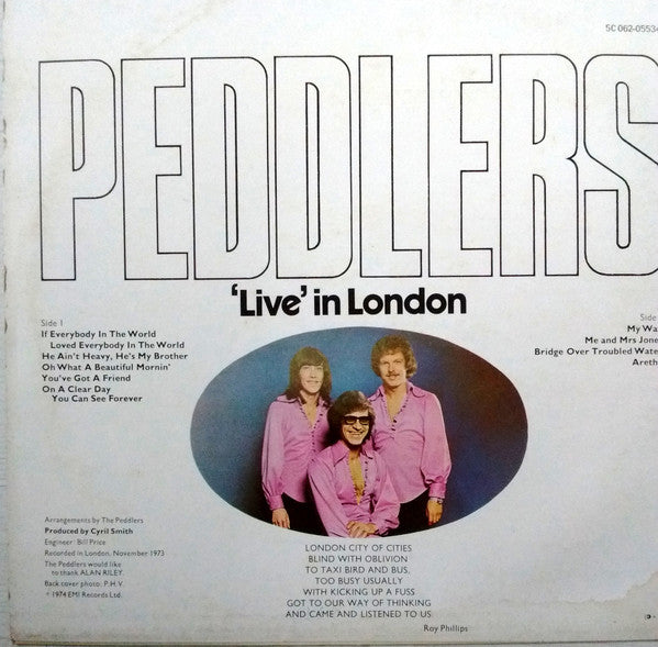 The Peddlers ‎– 'Live' In London  (1974)