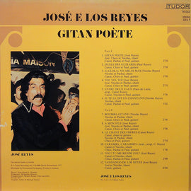 José E Los Reyes ‎– Gitan Poète  (1977)     LP