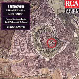 Beethoven* · Emanuel Ax, André Previn, Royal Philharmonic Orchestra ‎– Piano Concerto No 4 & No 5 "Emperor"  (1994)     CD