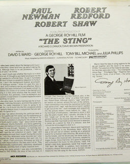 Marvin Hamlisch ‎– The Sting (Original Movie Picture Soundtrack)  (1974)     LP