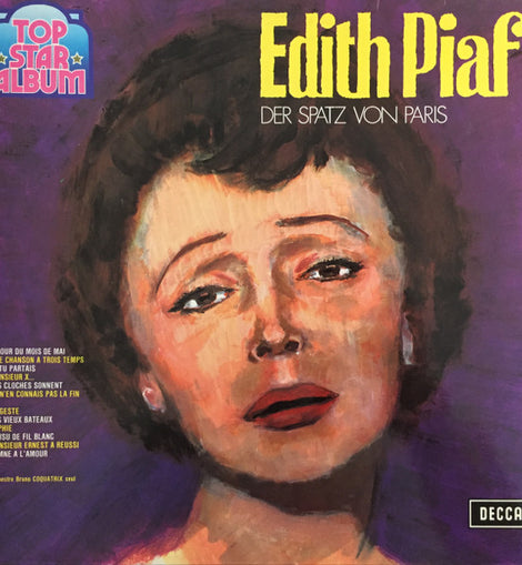 Edith Piaf ‎– Der Spatz Von Paris  (1975)     LP