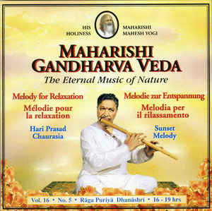 Hari Prasad Chaurasia, Subhankar Banerjee ‎– Melody for Relaxation (Sunset Melody) - Rāga Puriyā Dhanāshrī  (1997)