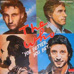 The Who ‎– You Better You Bet  (1981)