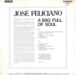 José Feliciano ‎– A Bag Full Of Soul  (1970)