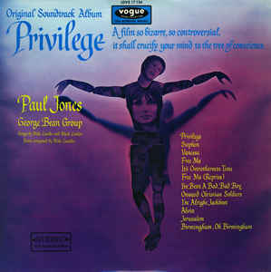The Mike Leander Orchestra ‎– Privilege (Original Soundtrack Album)  (1967)