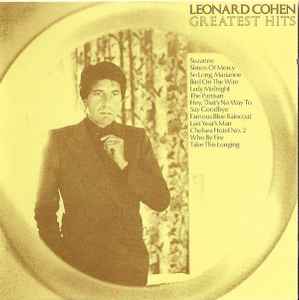 Leonard Cohen ‎– Greatest Hits     CD