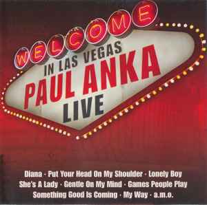 Paul Anka ‎– Live In Las Vegas     CD