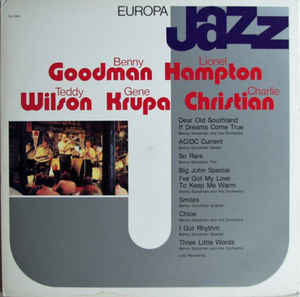 Benny Goodman ‎– Europa Jazz  (1981)