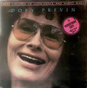 Dory Previn ‎– We're Children Of Coincidence And Harpo Marx  (1976)   VINYL