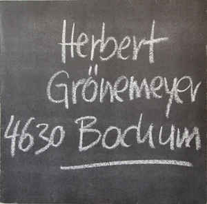 Herbert Grönemeyer ‎– 4630 Bochum  (1984)