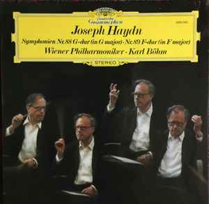 Joseph Haydn - Wiener Philharmoniker · Karl Böhm ‎– Symphonien Nr. 88 G-dur = In G Major / Nr. 89 F-dur = In F Major