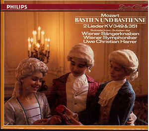 Wolfgang Amadeus Mozart ‎– Bastien und Bastienne  (1986)