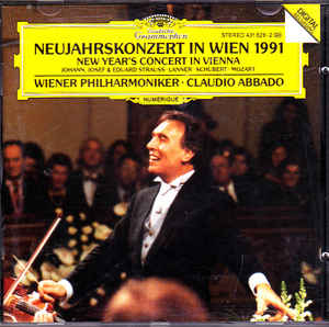 Wiener Philharmoniker, Claudio Abbado ‎– Neujahrskonzert In Wien 1991 - New Year's Concert In Vienna  (1991)