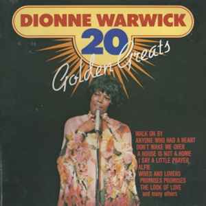 Dionne Warwick ‎– 20 Golden Greats