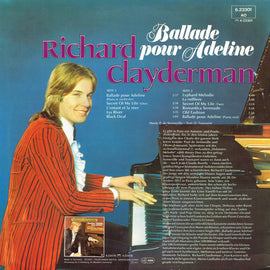 Richard Clayderman ‎– Ballade Pour Adeline  (1977)