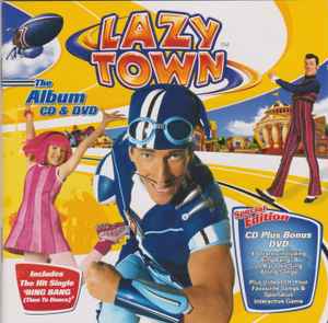 LazyTown ‎– The Album CD & DVD  (2006)     CD