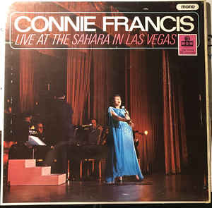 Connie Francis ‎– Live At The Sahara In Las Vegas  (1966)