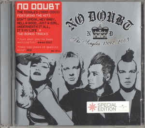 No Doubt ‎– The Singles 1992 - 2003 (2003)     CD
