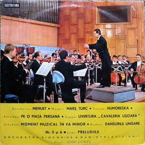 Orchestra Simfonică A Radioteleviziunii* Dirijor : Iosif Conta ‎– Miniaturi Simfonice