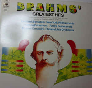 Brahms* ‎– Brahms' Greatest Hits