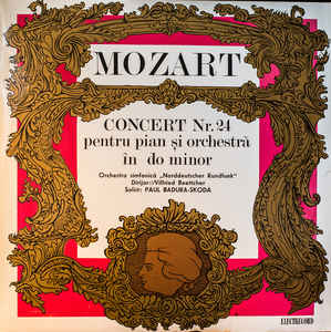 W. A. Mozart* / Paul Badura-Skoda ‎– Klavierkonzert C-Moll (1969)
