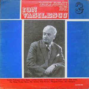 Ion Vasilescu ‎– Melodii De Ion Vasilescu 3 (1979)