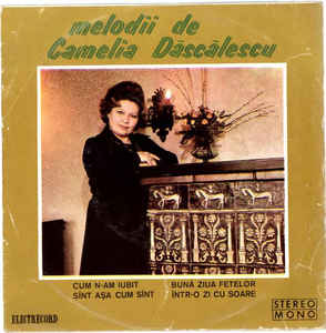 Camelia Dăscălescu ‎– Melodii De Camelia Dăscălescu (1976)